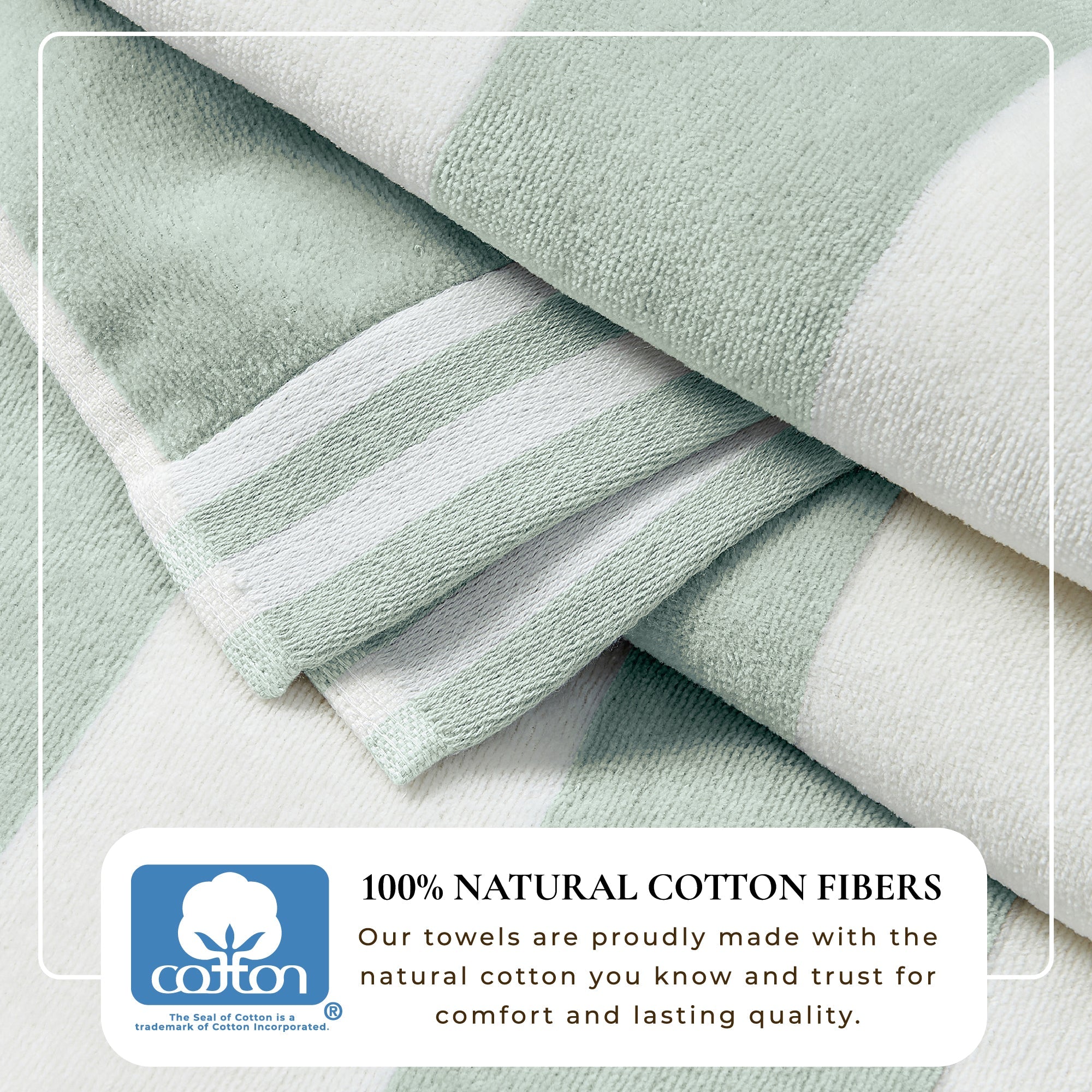 Striped Cabana Beach Towel - Edgartown Collection