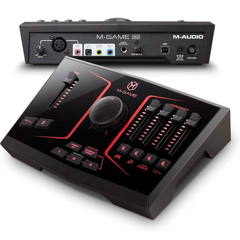 M-Game Solo USB Audio Interface Mixer for Streaming and Gaming Computer Accessories - DailySale