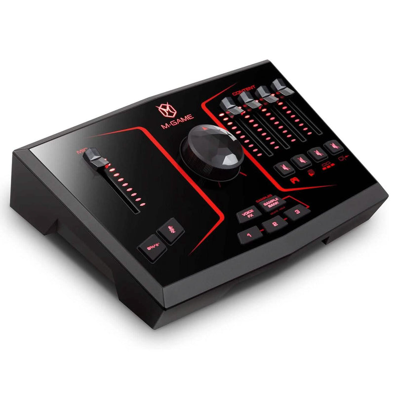 M-Game Solo USB Audio Interface Mixer for Streaming and Gaming Computer Accessories - DailySale