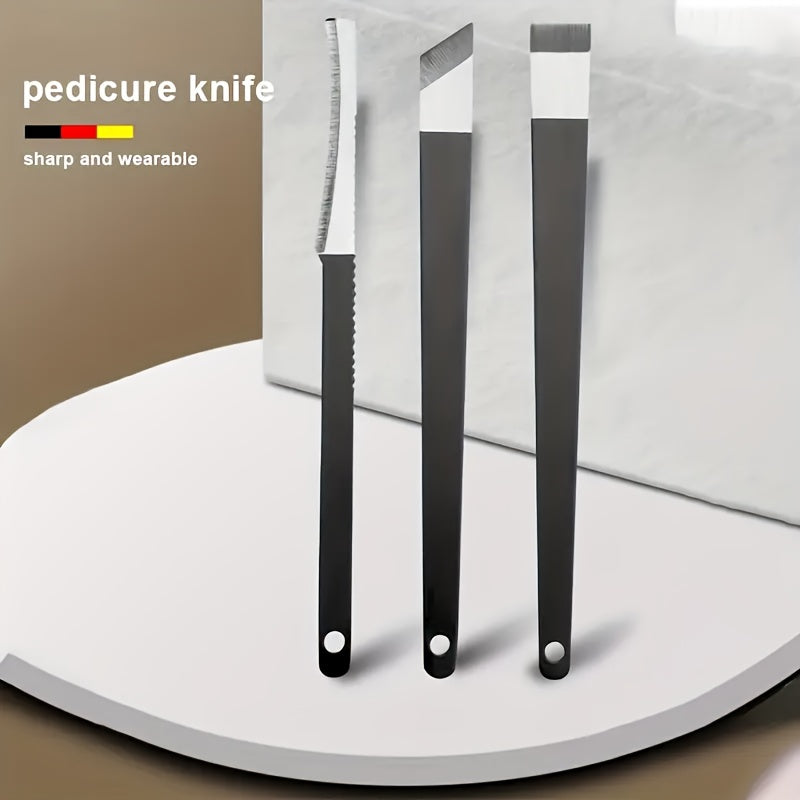 Pedicure knives included in the set