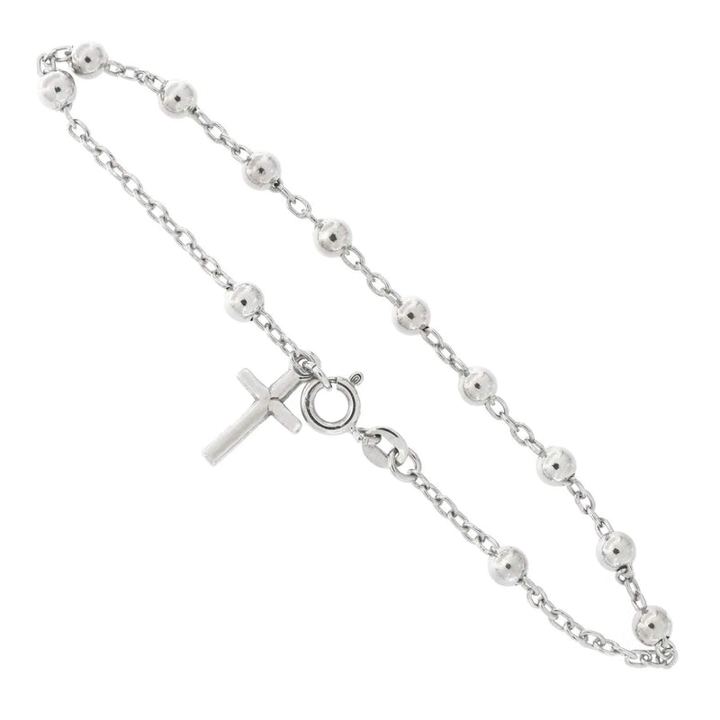 Made in Italy Sterling Silver Rosary Bracelet Bracelets - DailySale