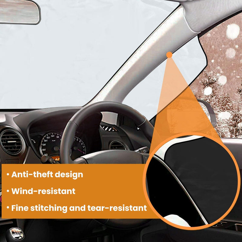 Magnetic Car Windshield Cover Front Rear Protector Fit for All Cars Automotive - DailySale