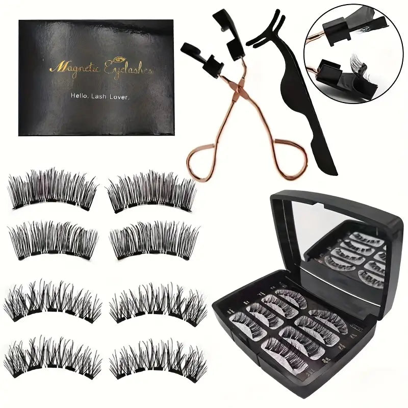 Magnetic Eyelashes - 7 Times Adhesion Force Beauty & Personal Care - DailySale