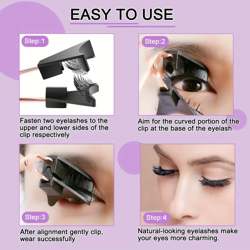 Magnetic Eyelashes - 7 Times Adhesion Force Beauty & Personal Care - DailySale