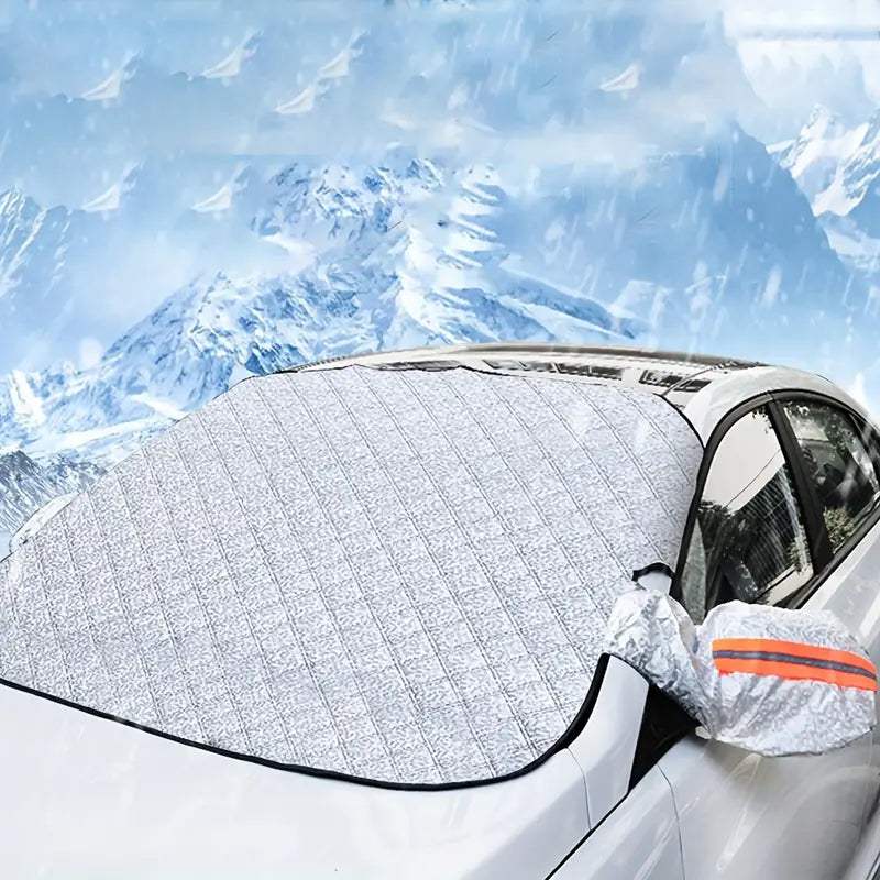 Magnetic Front Windscreen Sunshade Thickened Sunscreen Anti-UV Heat Insulation Snow Shield Cover Automotive - DailySale