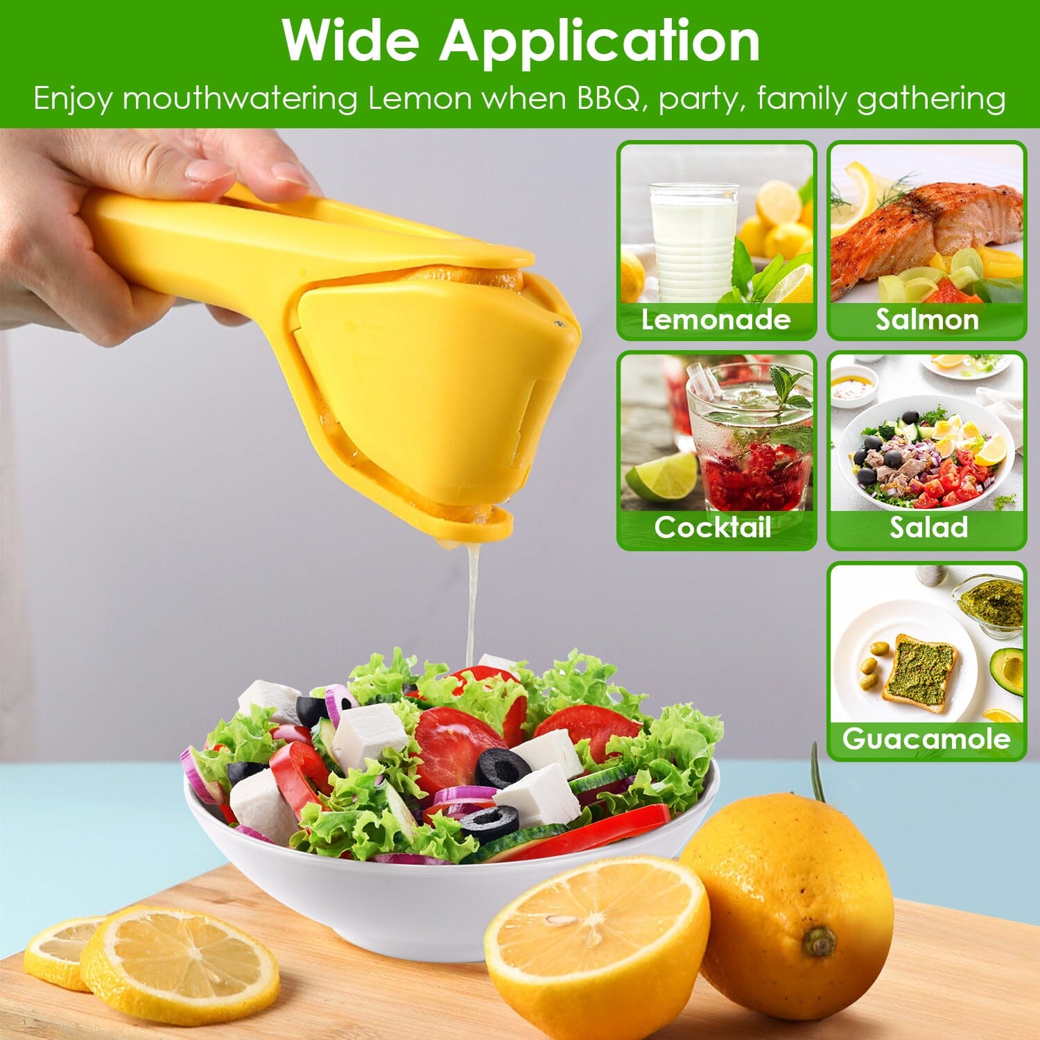 Manual Lemon Squeezer Fold Flat Design Kitchen Tools & Gadgets - DailySale