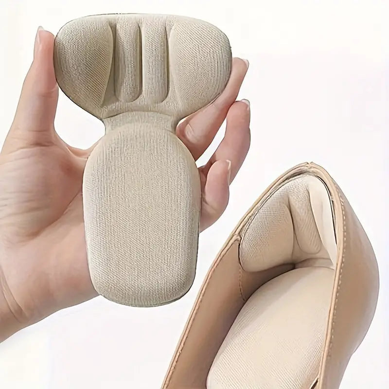 Memory Foam T-Shape Anti-Slip High Heel Cushion Shoe Insert Pads Women's Shoes & Accessories Beige - DailySale