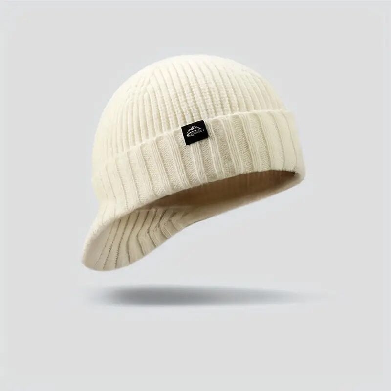 Men and Women's Autumn and Winter Knitted Hat Men's Shoes & Accessories Beige - DailySale