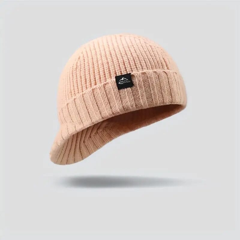 Men and Women's Autumn and Winter Knitted Hat Men's Shoes & Accessories Peach - DailySale