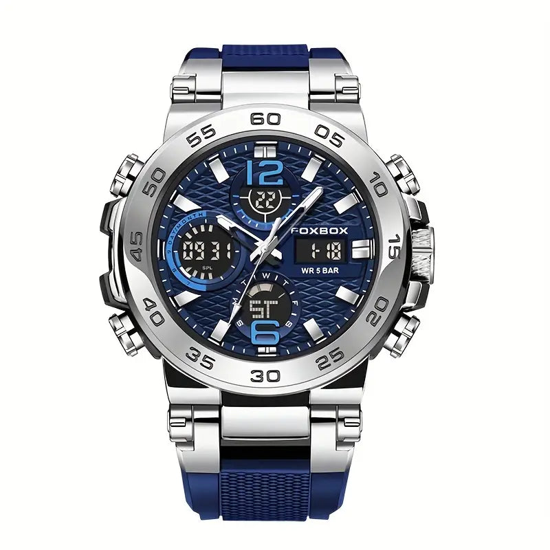 Men Waterproof Dual Display Digital Quartz Watch Men's Shoes & Accessories - DailySale