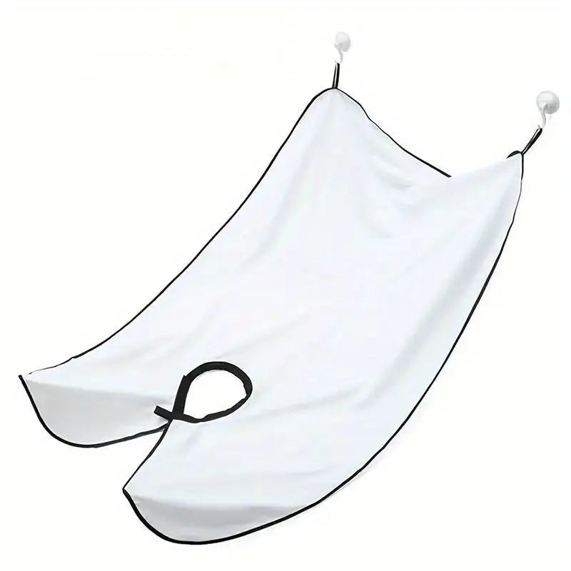 Men's Beard Shaving Apron - Grooming Accessories with Two Suction Cups Men's Grooming - DailySale