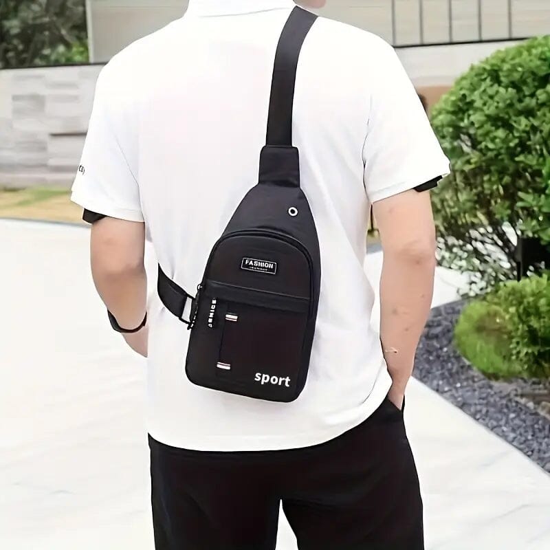 Men's Casual Waterproof Oxford Sling Chest Bag Bags & Travel - DailySale