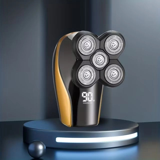 Men's Cordless Rechargeable Wet/Dry Shaver with LED Display Men's Grooming - DailySale