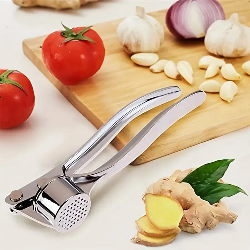 Metal Garlic Press Manually Crusher Kitchen Tools & Gadgets - DailySale