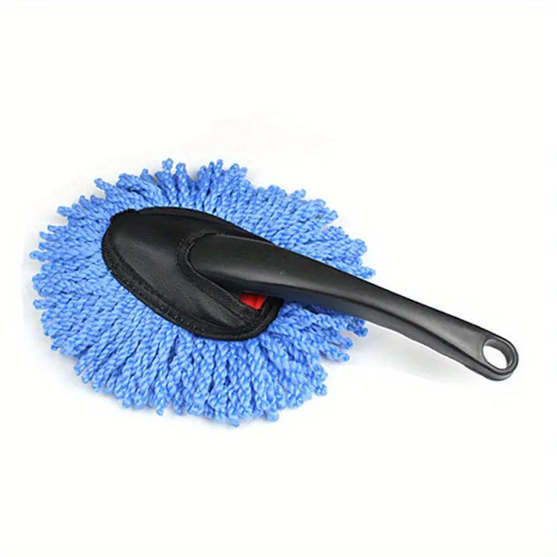 Microfiber Car Duster with Plastic Handle - Interior Cleaning Brush Compact Detailing Brush Tool for Vehicle Maintenance Automotive - DailySale