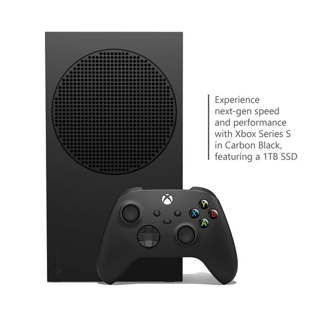 Microsoft Xbox Series S 1TB SSD Console Carbon Black Includes Xbox Wireless Controller (Refurbished) Video Games & Consoles - DailySale