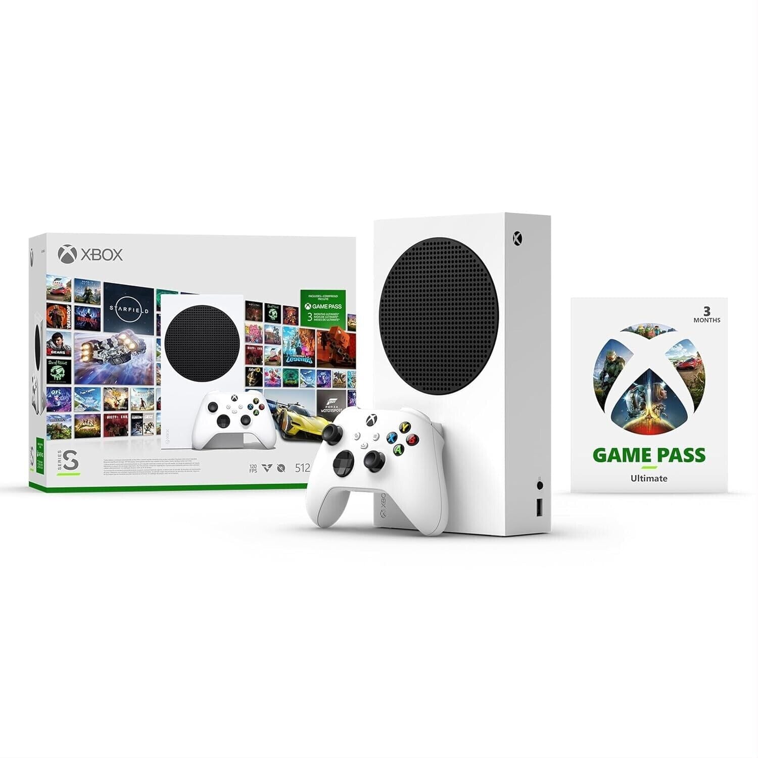 Microsoft Xbox Series S 512GB All-Digital Starter Bundle Console (Refurbished) Video Games & Consoles - DailySale