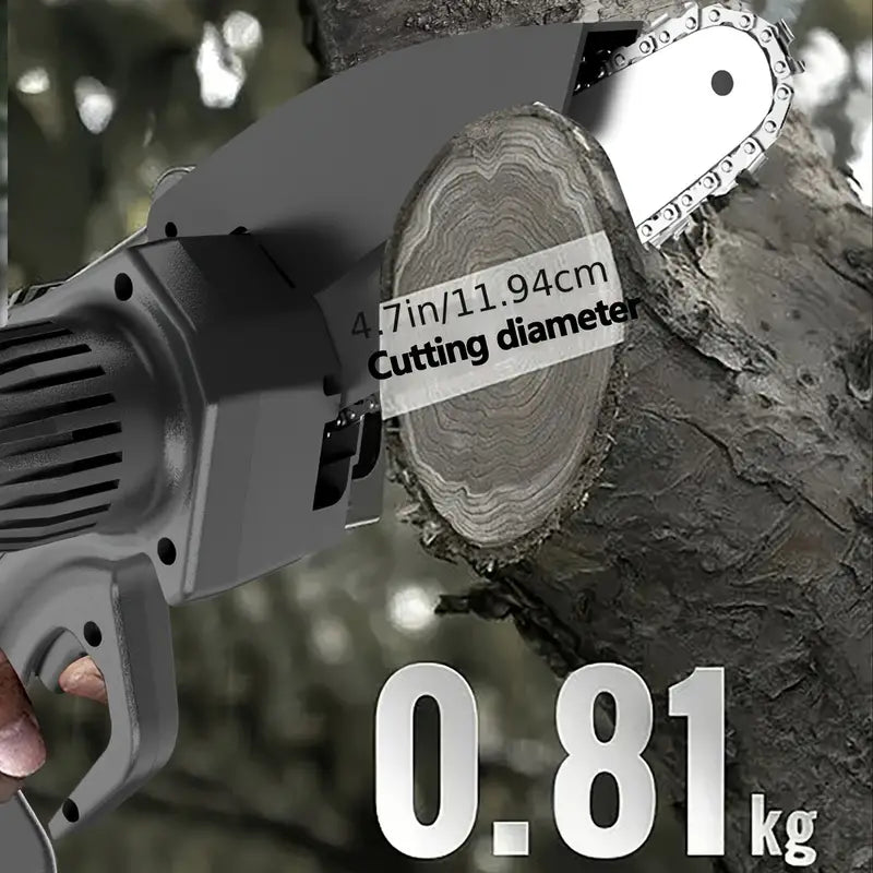 Mini Handheld Chain Saw - Band Saw with Premium Splash Protection, Safety Lock Garden & Patio - DailySale