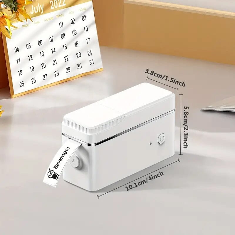 Mini Portable Label Maker Machine with Thermal Printer Mobile Accessories - DailySale