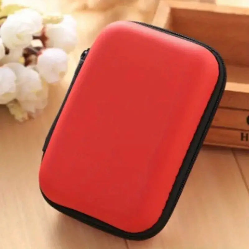 Mini Travel Portable Zippered Earphone, Coin, Jewelry, Accessory Box Bags & Travel - DailySale