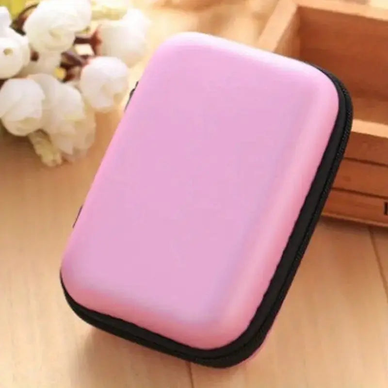 Mini Travel Portable Zippered Earphone, Coin, Jewelry, Accessory Box Bags & Travel - DailySale