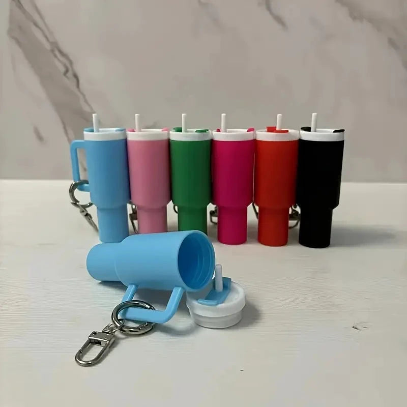 Mini Water Bottle Keychain - Street Style, Plastic Material Everything Else - DailySale