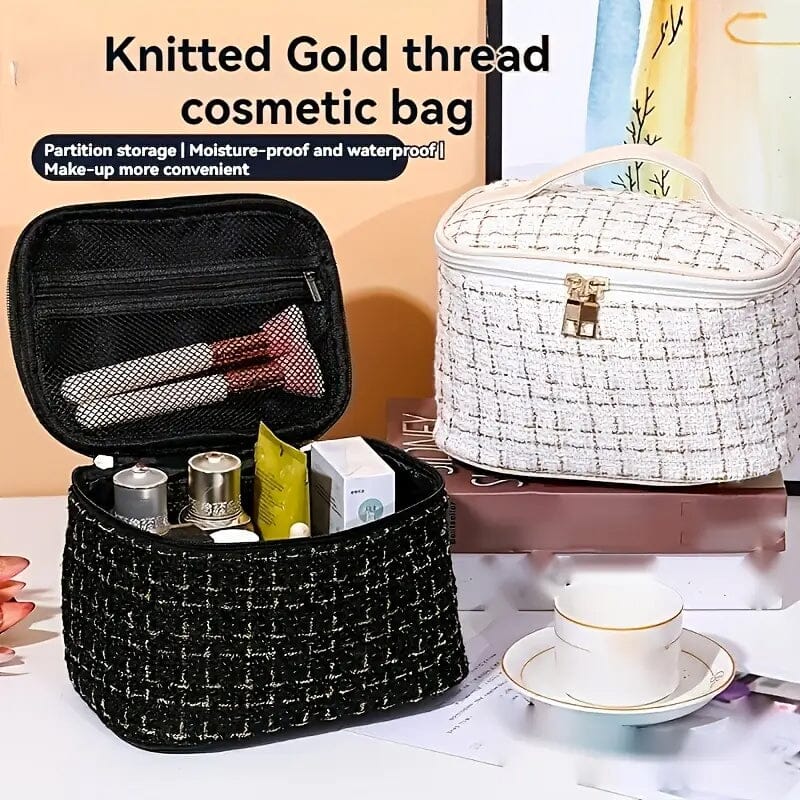 Minimalist Portable Makeup Zipper Handbag Bags & Travel - DailySale