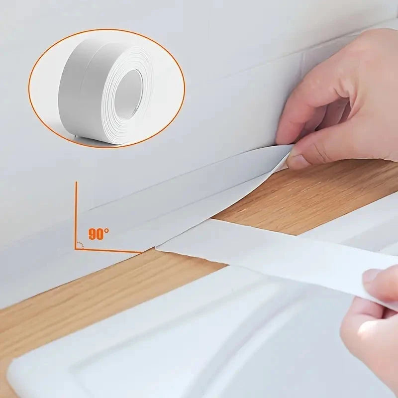 Moisture-Proof Kitchen and Bathroom Sink Gap Sticker Tape Bath - DailySale