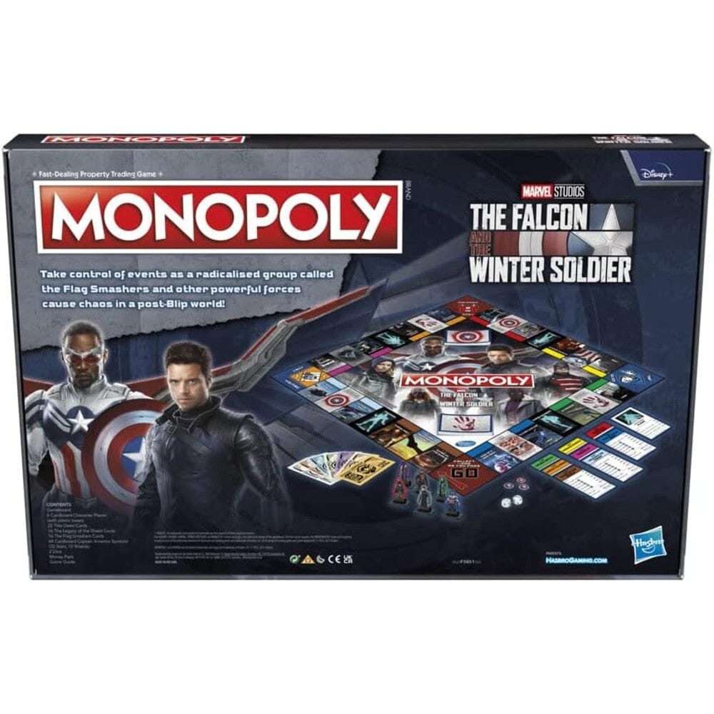 Monopoly Marvel Studios The Falcon and the Winter Soldier Edition Toys & Games - DailySale