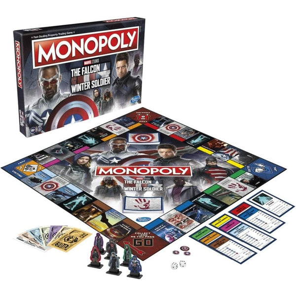 Monopoly Marvel Studios The Falcon and the Winter Soldier Edition Toys & Games - DailySale