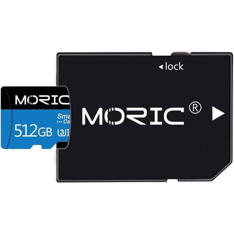 Moric 512GB Micro SD Card with Adapter Class 10 Fast Speed Memory Card Mobile Accessories - DailySale