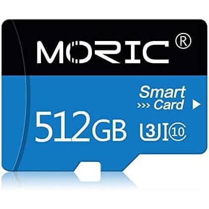 Moric 512GB Micro SD Card with Adapter Class 10 Fast Speed Memory Card Mobile Accessories - DailySale