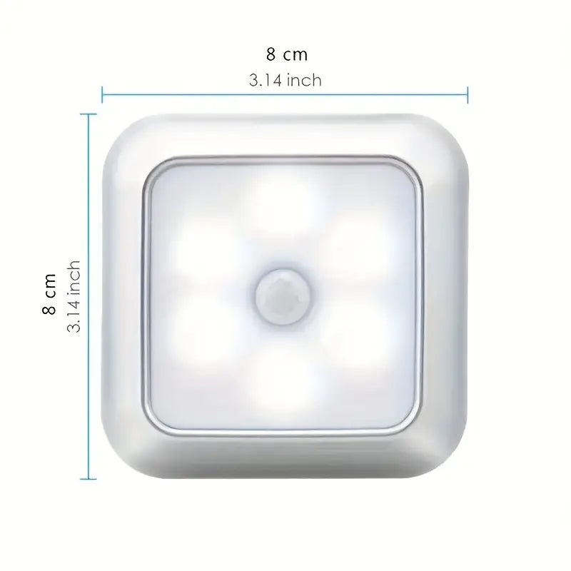 Motion Sensor Night Light, 6 LED Wall Lamp Indoor Lighting - DailySale