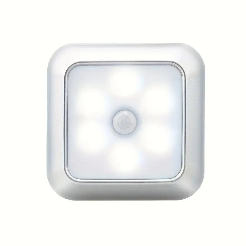 Motion Sensor Night Light, 6 LED Wall Lamp Indoor Lighting White - DailySale