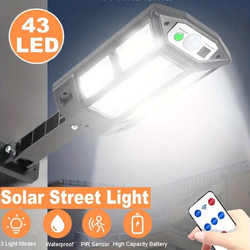 Motion Sensor Solar Powered Outdoor Lights 3 Modes with 43 LED Lamp Beads Outdoor Lighting - DailySale