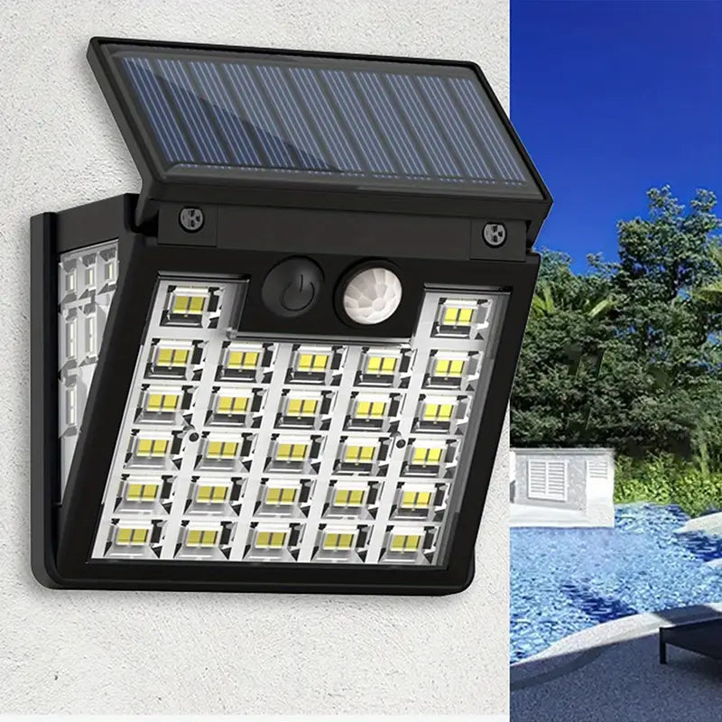 Motion Sensor Solar Street Light - Dusk to Dawn, Energy Efficient LED Lamp Outdoor Lighting - DailySale