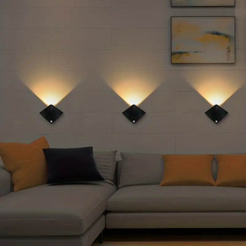 Motion Sensor Wall Lamp, Night Lights For Bedroom Porch Balcony Corridor Home Decor