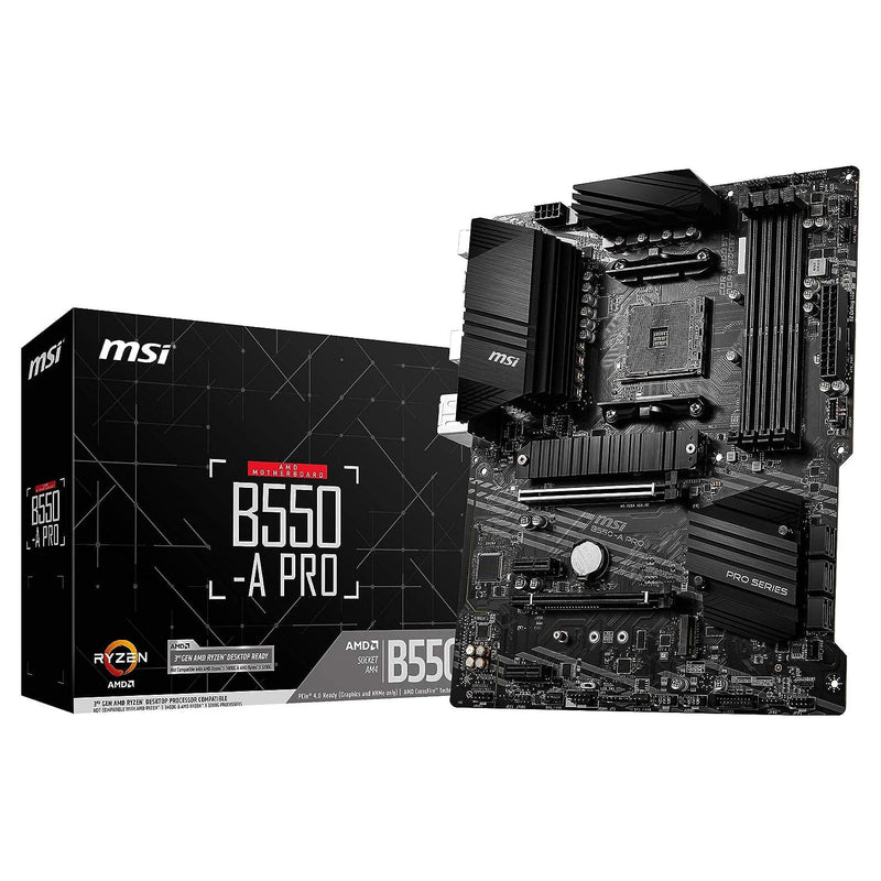 MSI B550-A PRO ProSeries Motherboard (Refurbished) Computer Accessories - DailySale