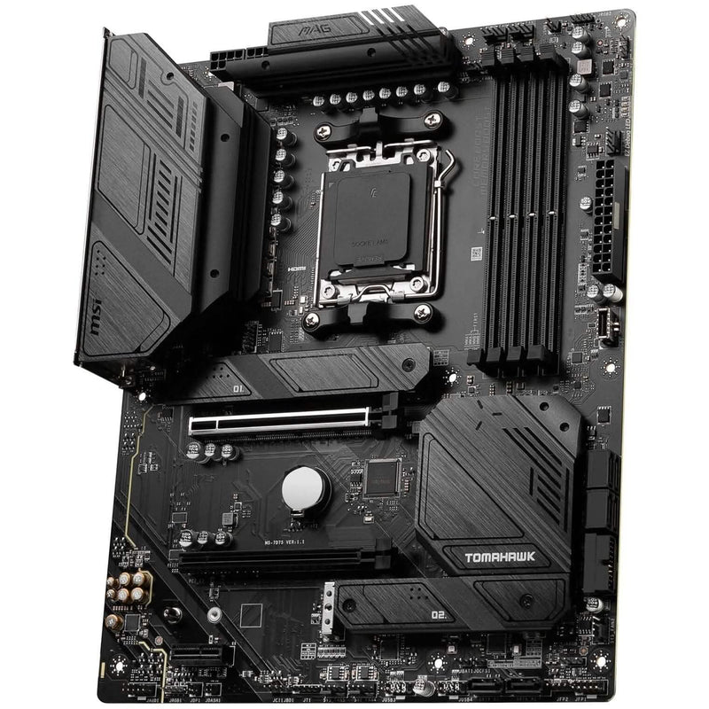 MSI MAG B650 Tomahawk WiFi Computer Gaming Motherboard (AM5, ATX, DDR5, PCIe 4.0, M.2, SATA 6Gb/s, USB 3.2 Gen 2, HDMI/DP, Wi-Fi 6E, AMD Ryzen 7000 Series Processors) (Refurbished) Computer Accessories - DailySale