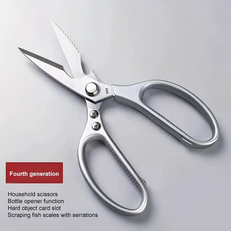 Multi-Function Heavy Duty Stainless Steel Sharp Kitchen Scissors Kitchen Tools & Gadgets - DailySale