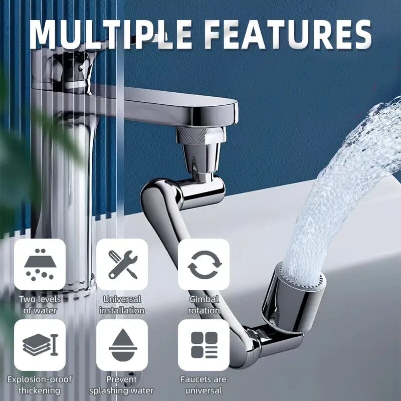 Multi Functional Large Angle Rotating Bathroom Sink Bath - DailySale