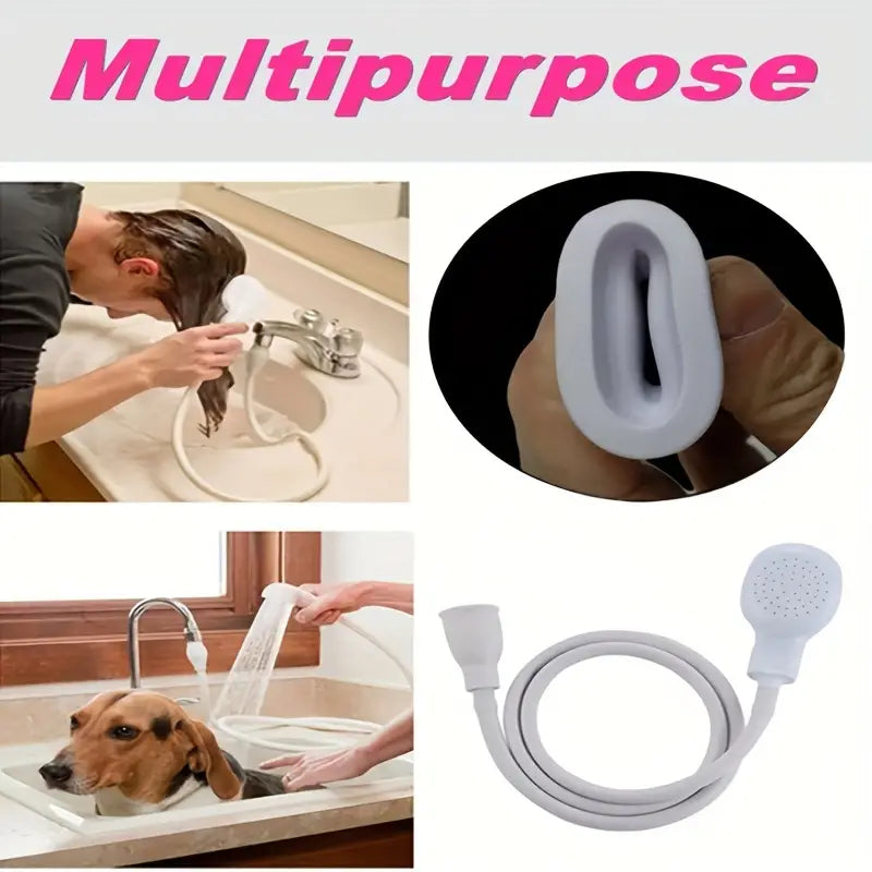 Multi-Purpose Faucet Sprayer for Washing Hair and Pet Bathing Bath - DailySale