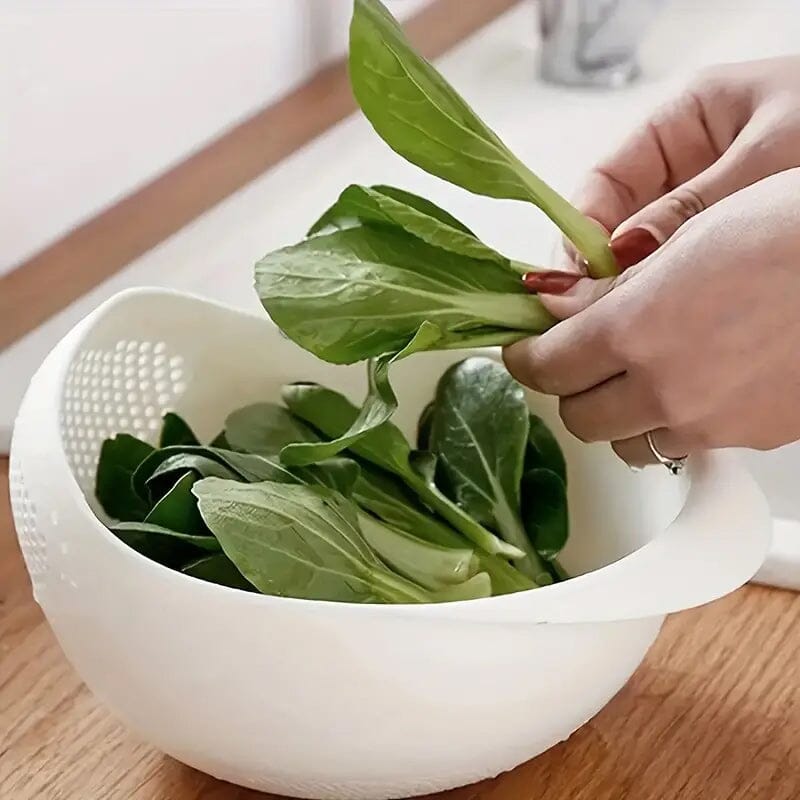 Multi-Use Food Safe Rice Washing Bowl Kitchen Tools & Gadgets - DailySale