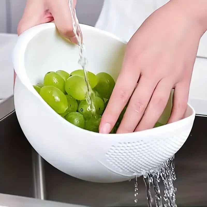 Multi-Use Food Safe Rice Washing Bowl Kitchen Tools & Gadgets - DailySale