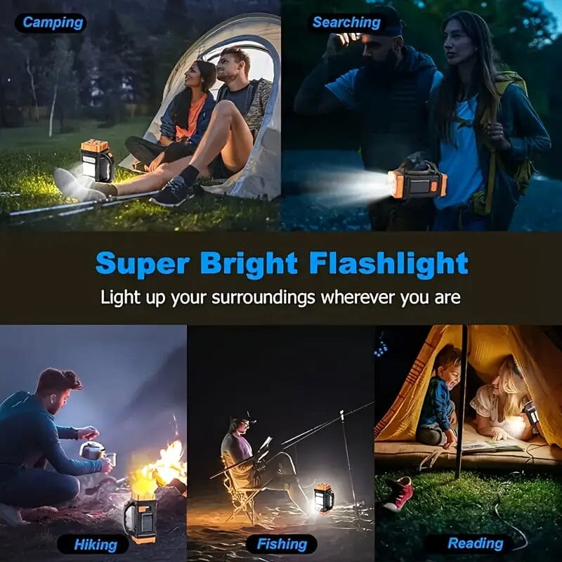 Multifunctional LED Solar Camping Light Sports & Outdoors - DailySale