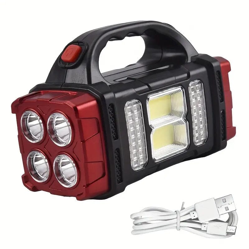 Multifunctional LED Solar Camping Light Sports & Outdoors Red - DailySale