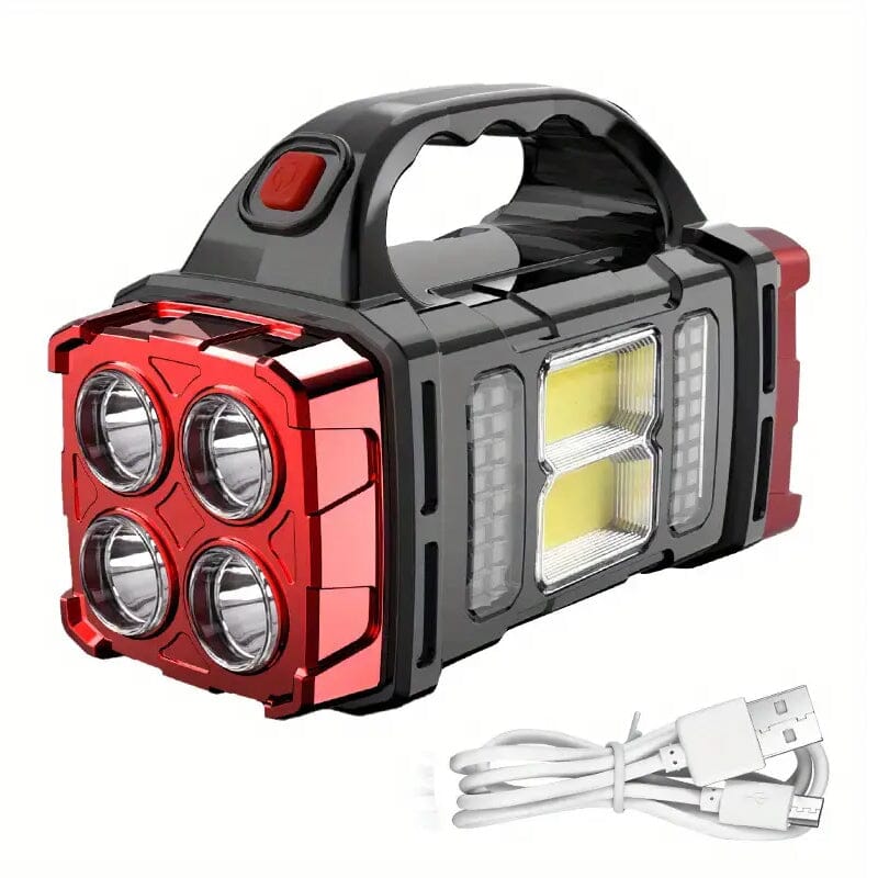 Multifunctional LED Solar Camping Light Sports & Outdoors Red - DailySale