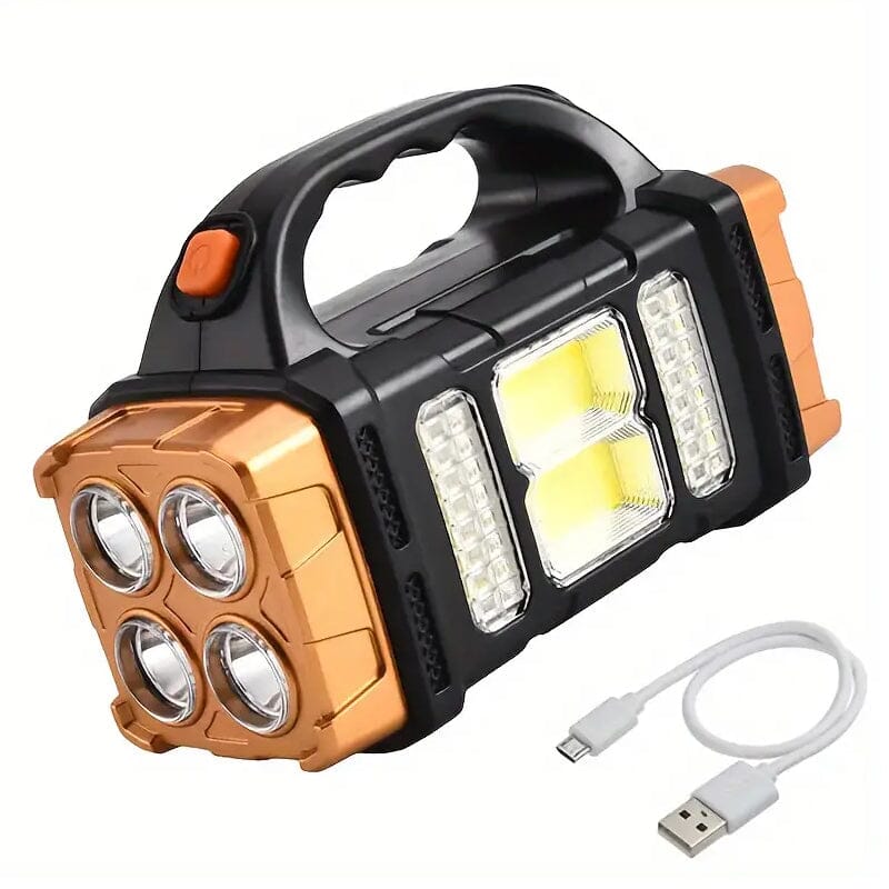 Multifunctional LED Solar Camping Light Sports & Outdoors Yellow - DailySale