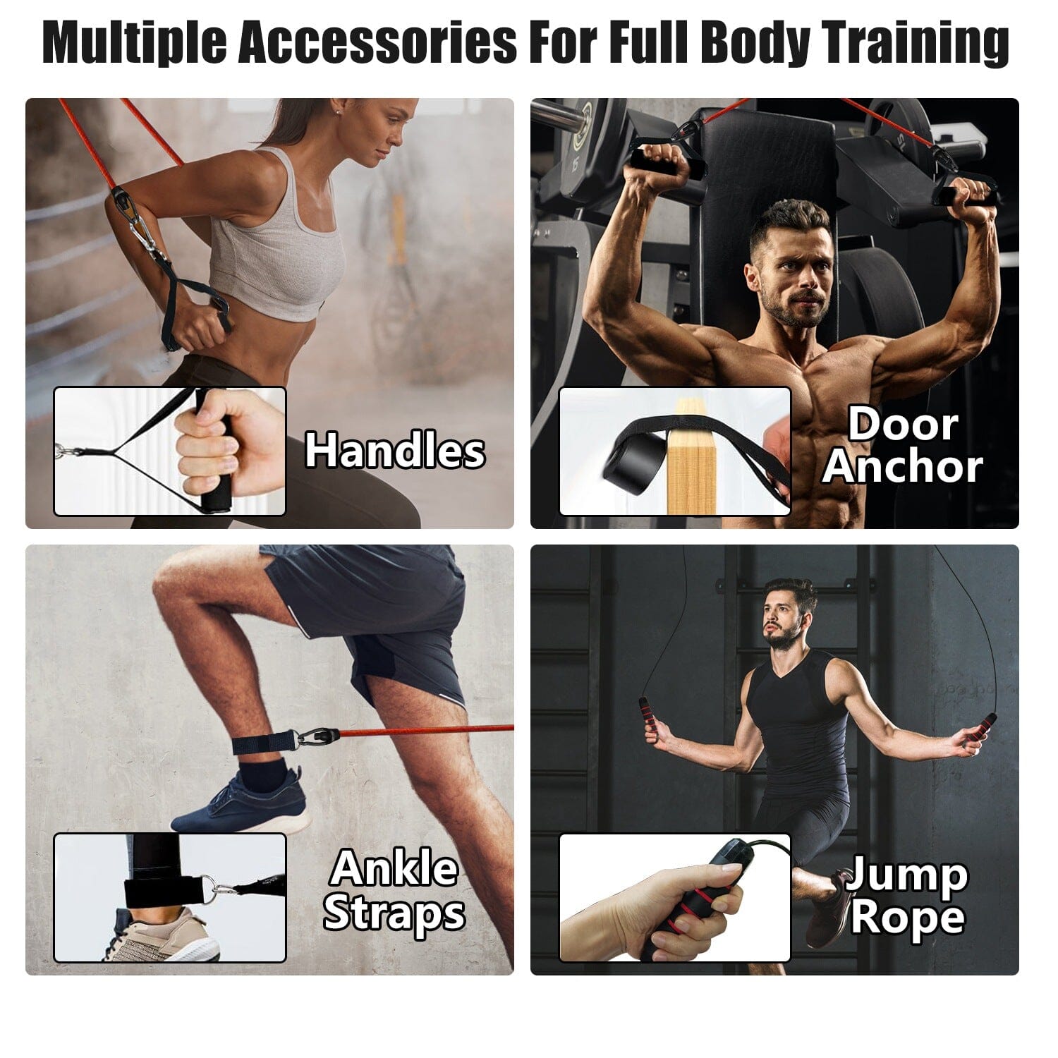 Multifunctional Push Up Board Home Strength Training Equipment with 15 Fitness Accessories Fitness - DailySale