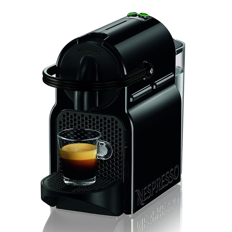 DeLonghi Nespresso Inissia Silver Espresso Machine with Aeroccino Milk  Frother 